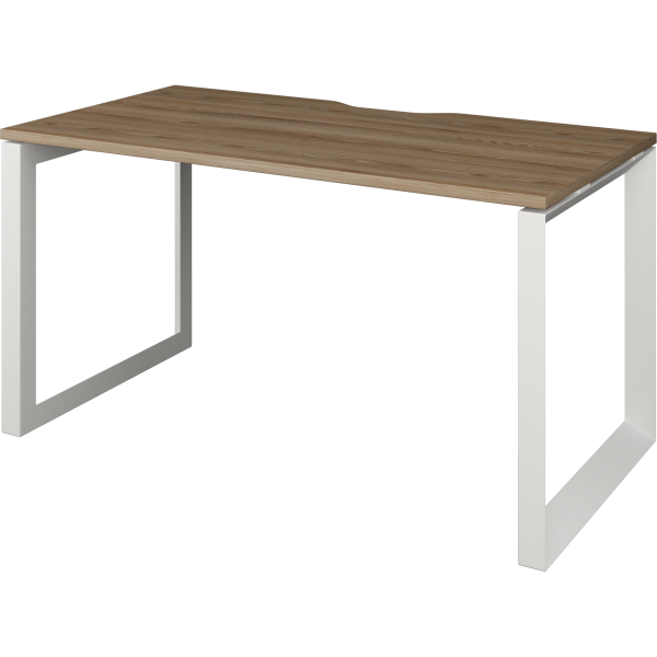 Стол на металлокаркасе Аргентум-МП НТМП.О-120 1200x730x750 (Дуб сафари/Белый)