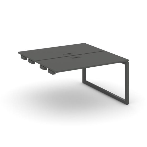 Стол-приставка к опорным элементам SN-5O.DPRS-023 (1380х1632х750) (Антрацит/Металл Антрацит)