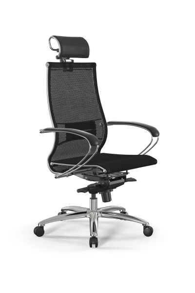 Кресло для руководителя Метта Samurai L2-5K - TS /Kc00/Nc00/K2cL/H2cL-3D(M06.B31.G04.W03) (Черный)