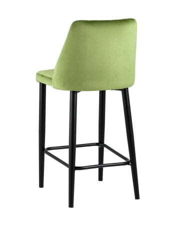Стул полубарный Диего велюр травяной (Стул полубарный Диего травяной)