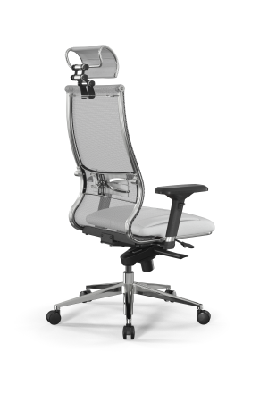 Кресло для руководителя Метта Samurai L2-6D - TS+Infinity /Kc00/Wm06/D04P/H2cL-3D(M06.B32.G11.W03) (Белый)