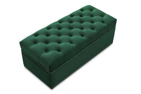 Банкетка Marcele 900 (920x420x450) Изумрудный (Изумрудный)