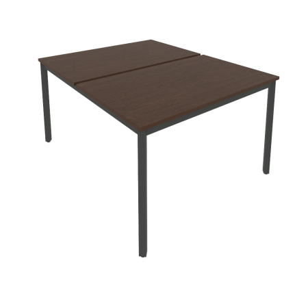 Рабочая станция на металлокаркасе Slim С.СП-4.3 1180x1475x750 (Венге Цаво/Антрацит металл)