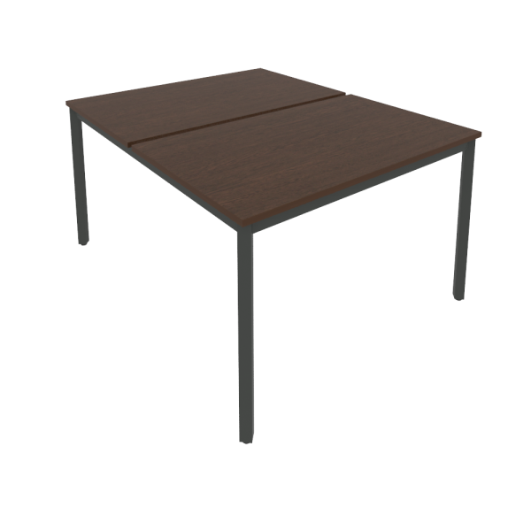 Рабочая станция на металлокаркасе Slim С.СП-4.3 1180x1475x750 (Венге Цаво/Антрацит металл)