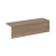 Накладка прямая низкая на 2 модуля О.R-F.MP.V-78 Onix О.R-NP.N-78.2 1100x327x297 (Тиквуд Светлый)