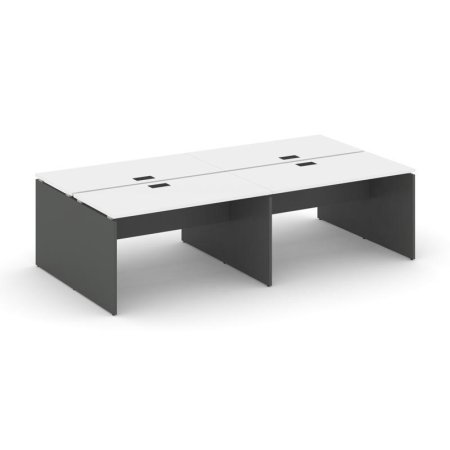 Рабочая станция 2-х сторонняя SN-D.DRS-042 (2360х1432х750) (Белый/Антрацит)