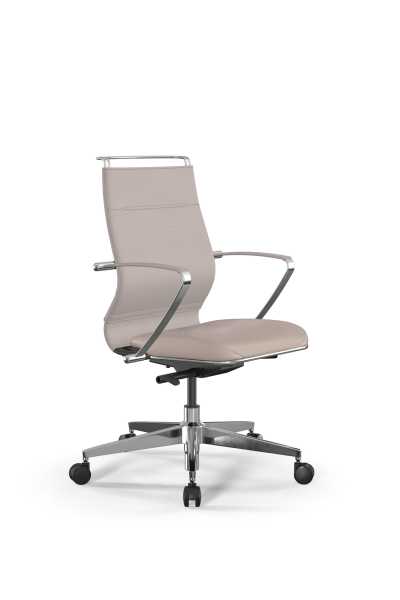 Кресло для руководителя Метта SynchroSit Well M3-192K - Extra /Ach46/Wm12/K5cL(M23.B22.G18.W03) (Светло-бежевый)