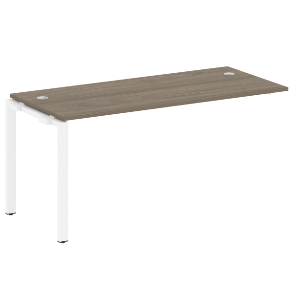 Проходной наборный элемент рабочей станции Metal System Style БП.ПРС-СП-1.4 1600x720x750 (Вяз/Белый металл)