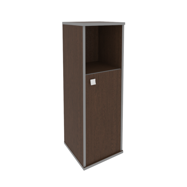 Шкаф средний  узкий, правый Style Л.СУ-2.1Пр 412x410x1215 (Венге Цаво)