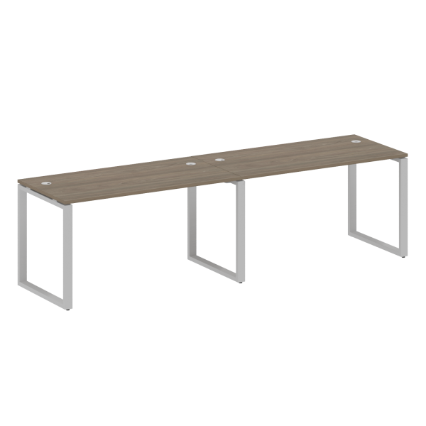 Рабочая станция Metal System Style БО.СМ-2.3 2800x720x750 (Вяз/Серый металл)