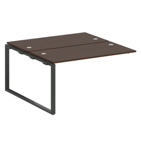 Проходной наборный элемент рабочей станции Metal System Style БО.ПРС-СП-2.3 1400x1475x750 (Венге Цаво/Антрацит металл)