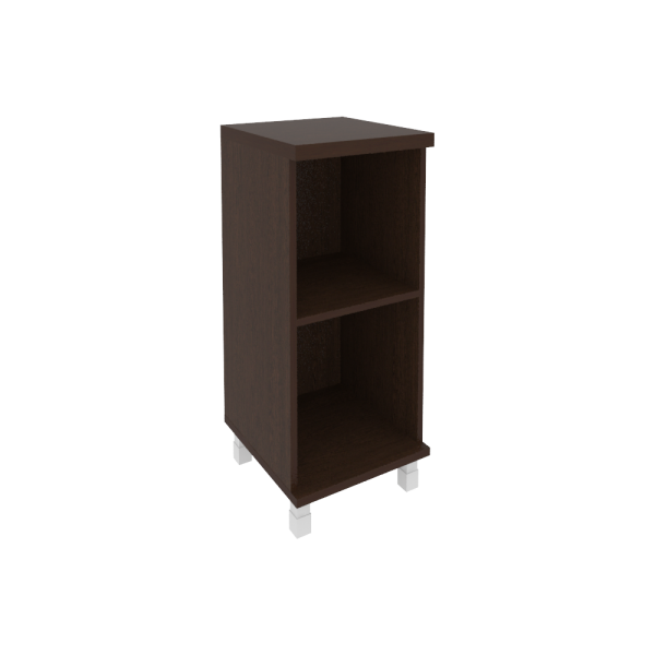 Стеллаж узкий низкий First KSU-3 400x430x960 (Венге)