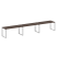 Рабочая станция Metal System Style БО.СМ-3.4 4800x720x750 (Дуб Наварра/Серый металл)