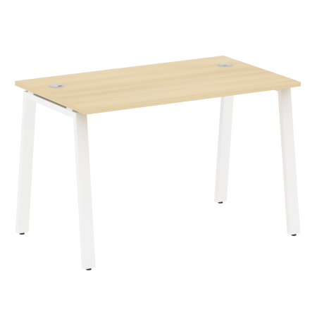 Стол письменный Metal System Style БА.СП-2 1200x720x750 (Акация/Белый металл)