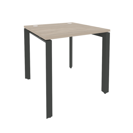Стол рабочий на П-образном м/к Onix O.MP-SP-0.8 780x800x750 (Дуб Аттик/Черный металл)