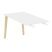 Брифинг-приставка на деревянных опорах Onix Wood Direct OW.BR-13 1180x720x750 (Тиквуд Темный/Дуб Светлый)