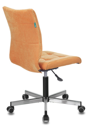 Кресло CH-330M оранжевый Velvet 72 крестов. металл хром (Оранжевый)