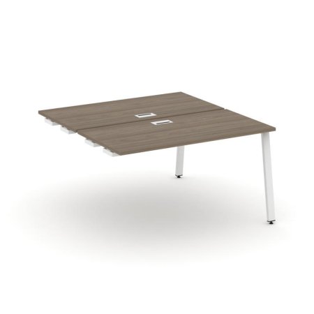 Стол-приставка к опорным элементам SN-6A.DPRS-004 (1580х1232х750) (Вяз Благородный/Металл Белый)