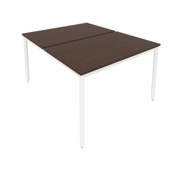 Рабочая станция на металлокаркасе Slim С.СП-4.3 1180x1475x750 (Венге Цаво/Белый металл)