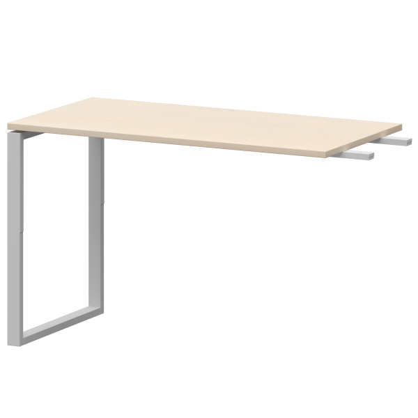 Бриф-приставка на металлокаркасе Арго-М АМ.О-120.60 1200x600x760 (Бук/Белый)