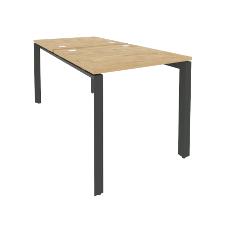 Рабочая станция на П-образном м/к Onix O.MP-D.RS-2.0.8 780x1635x750 (Тиквуд Светлый/Черный металл)