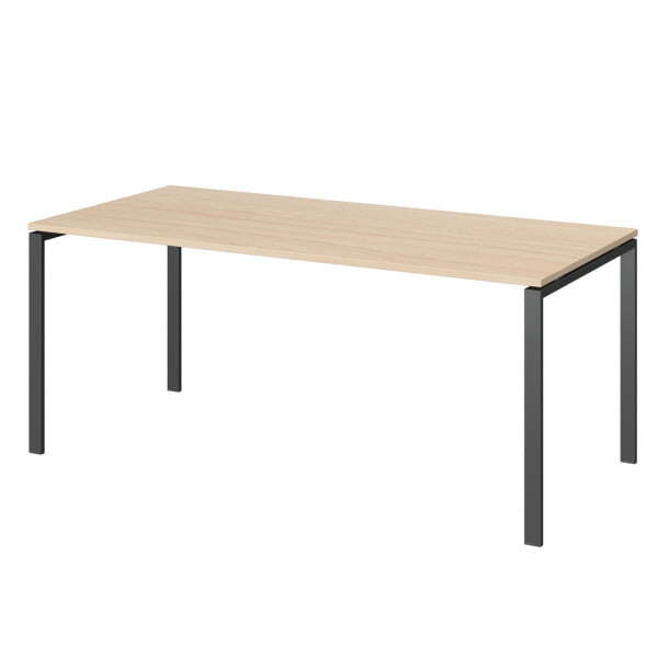 Стол на металлокаркасе для заседаний Арго-М АМ-0058 1800x850x760 (Бук/Антрацит)