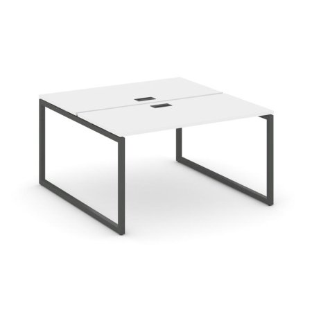 Рабочая станция 2-х сторонняя SN-4O.DRS-021 (980х1632х750) (Белый/Металл Антрацит)