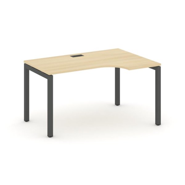 Стол рабочий эргономичный SN-5P.SPA-021(R) (1380х800/980х750) (Акация Лорка/Металл Антрацит)