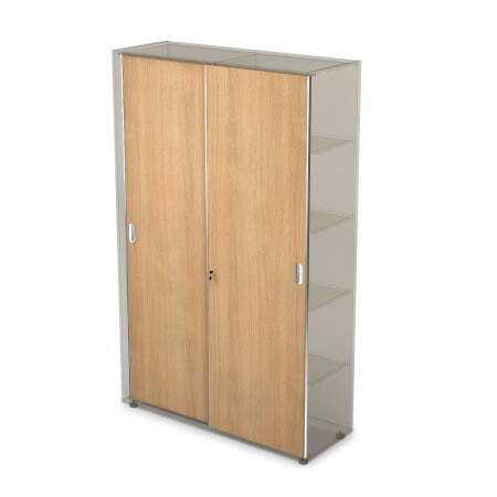 10ШК.015.2 Комплект раздвижных фасадов (595x40x1876)x2 (Romano)