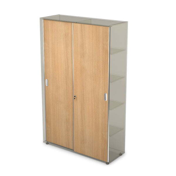 10ШК.015.2 Комплект раздвижных фасадов (595x40x1876)x2 (Romano)