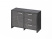 Тумба для документов Festus FI-12-01.G 1222x460x806 (Хромикс Белый/Камень Пьетра Гриджиа черный)