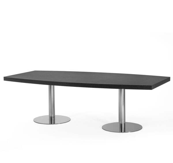 TITANO Стол для переговоров 240 (Черное дерево/Серый металл)