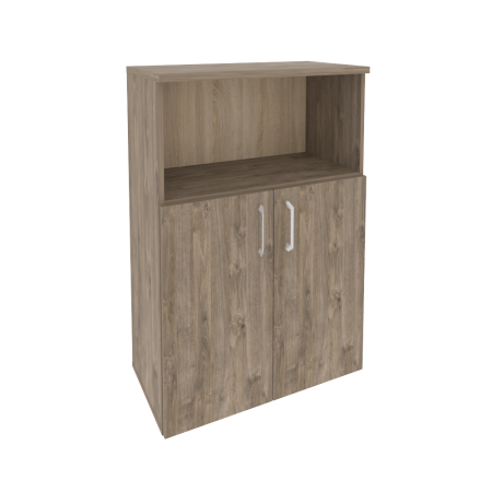 Шкаф средний широкий Onix O.ST-2.1 800x420x1207 (Тиквуд Темный)