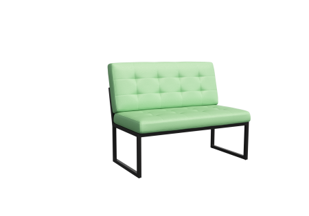 Диван двухместный NLT.D-2 (Kanzas 20/Металл Антрацит)