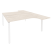 Рабочая станция на П-образном м/к Onix O.MP-D.SA-4 1580x2395x750 (Тиквуд Темный/Белый Металл)