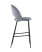 Стул барный Меган велюр серый (Стул барный Меган серый)