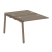 Проходной наборный элемент рабочей станции Metal System Style БА.ПРС-СП-2.1 1000x1475x750 (Дуб Наварра/Серый металл)