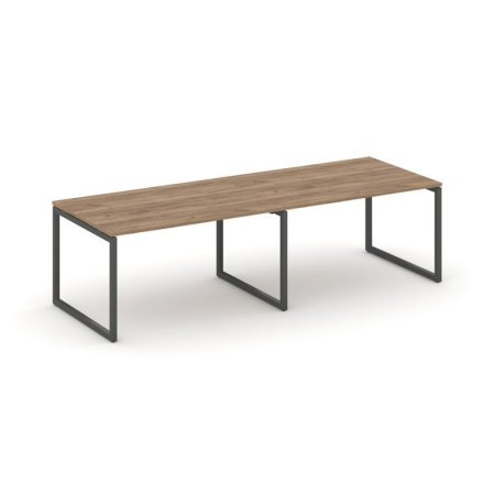 Стол переговорный SN-4O.SPRG-013.3 (2760х980х750) (Дуб Табак/Металл Антрацит)