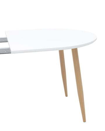 Стол обеденный Берген раскладной 160-190-220*90 белый (Стол обеденный Берген белый)