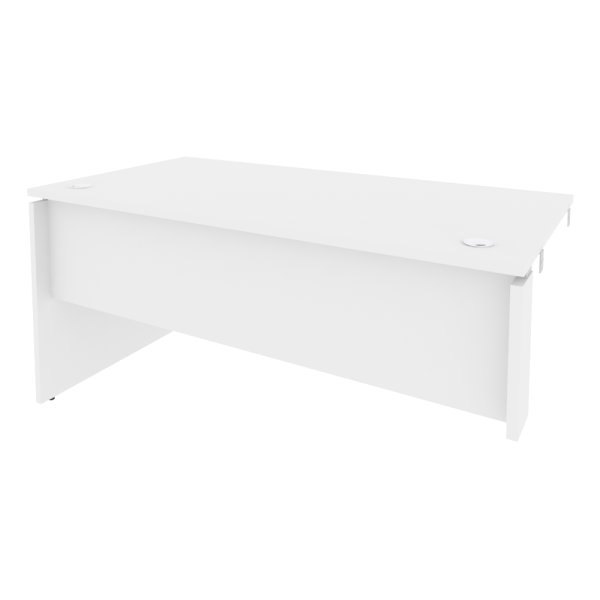 Стол-приставка левый к опорным элементам Onix O.SPR-4.8L 1580x800x750 (Белый Бриллиант)