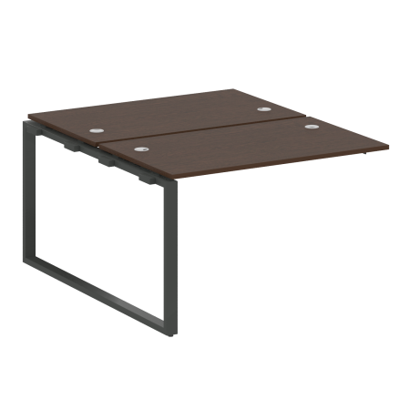 Проходной наборный элемент рабочей станции Metal System Style БО.ПРС-СП-2.2 1200x1475x750 (Венге Цаво/Антрацит металл)