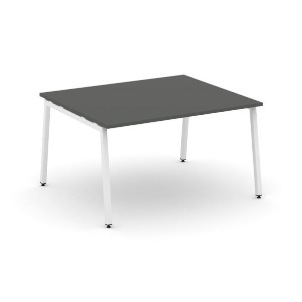 Стол переговорный SN-4A.SPRG-032.3 (1180х1180х750) (Антрацит/Металл Белый)