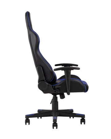 Кресло игровое TopChairs Diablo синее (Геймерское кресло Diablo синий)