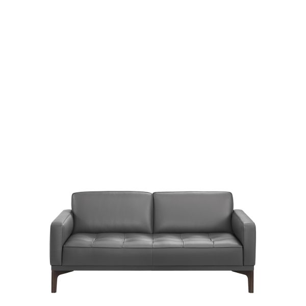 Диван офисный Темплтон (М-06) 2-х местный (Серый)