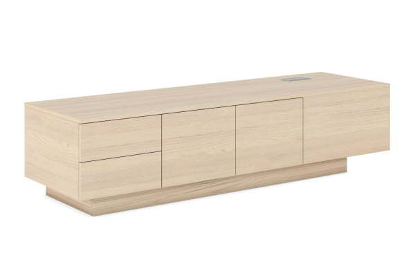 Тумба приставная удлиненная левая Era JR212SX 2000x600x480 (Ясень Навара)