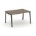 Стол переговорный SN-5A.SPRG-001.3 (980х980х750) (Тиквуд Светлый/Металл Антрацит)