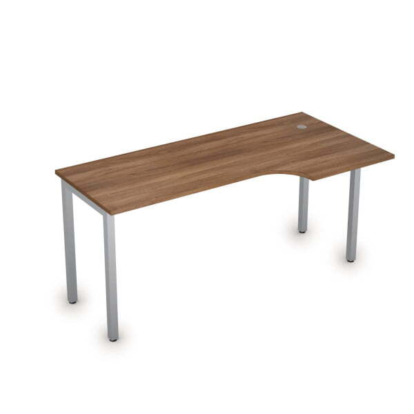 Стол письменный на металлокаркасе прав Стиль 2М.146 1600x800x750 (Шамони темныйСерый)