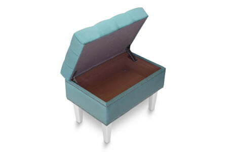 Пуф Parige 600 (620x420x450) Аквамарин (Аквамарин)