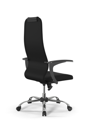 Кресло для руководителя Метта Sit 8 B1-10U - UMF(X1) /Uh02/Wh00/U0mL-b(M09.B21.G20.W01) (Черный)