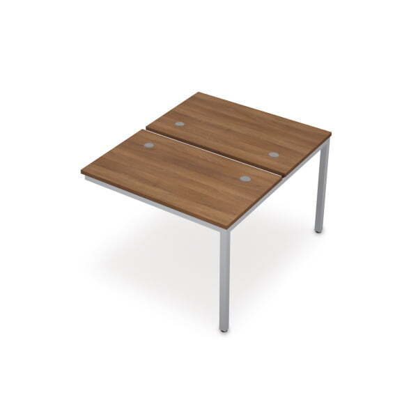 6МБК.267 Сдвоенные бенч-системы, конечный модуль (1000x1235x750) (Шамони темный/Алюминий матовый)